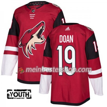 Arizona Coyotes Shane Doan 19 Adidas 2017-2018 Maroon Trikot Authentic - Kinder